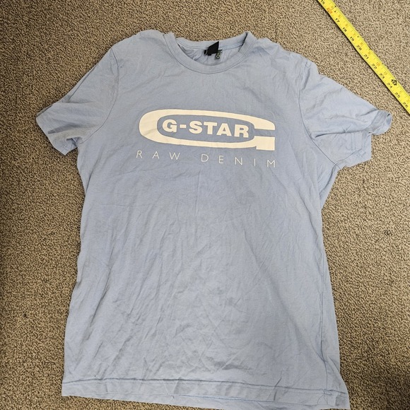 G-Star Other - G-Star Raw T Shirt X-Large XL‎ Cotton Round Neck Short Sleeve Blue